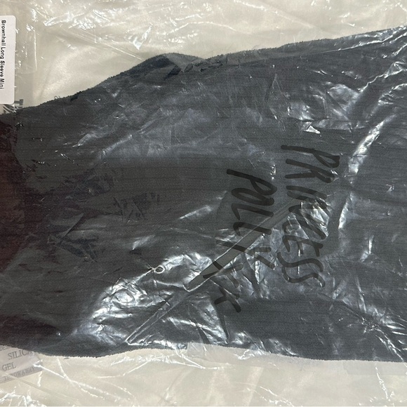 SOLD Princess Polly Brownhall Long Sleeve Ribbed Bell Sleeve Black Mini Dress - Picture 15 of 15